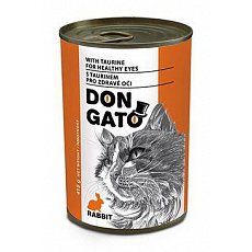 Don Gato cat konz. králičí 415g Don Gato cat konz. králičí 415g