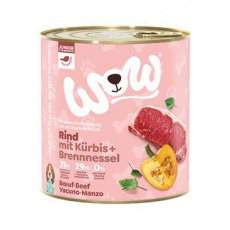 WOW Dog konz. Junior hovädzie s tekvicou 800g