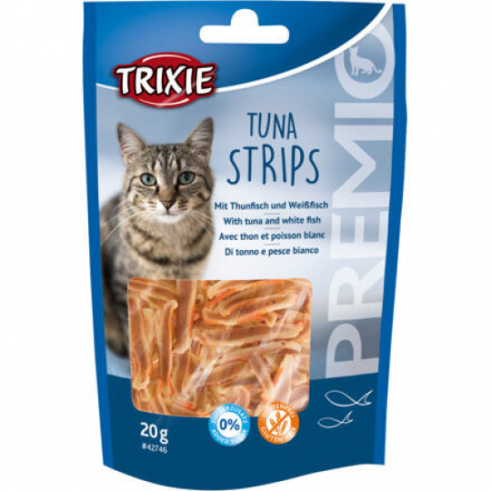PREMIO Tuna Strips - pásiky s tuniakom, 20g