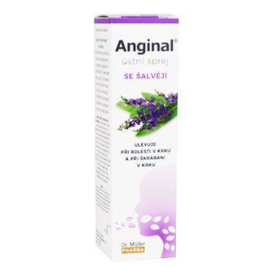 Dr.Muller Anginal ústny sprej so šalviou 30ml