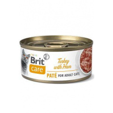 Brit Care Cat konz  Paté Turkey&Ham 70g