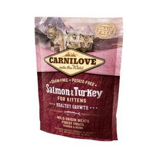 Carnilove Cat Salmon & Turkey for Kittens HG 400g