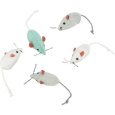 Mini - Mouse, bal. 160 ks bílá, šedá myš 5 cm
