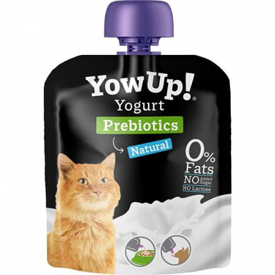 YOWUP! jogurtové vrecúško PREBIOTICS pre mačky, 85 g YOWUP! jogurtové vrecúško PREBIOTICS pre mačky, 85 g