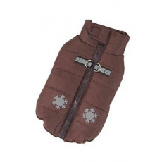 Bunda pre psy Snowman L hnedá