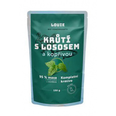 Louie Dog kapsa Krůtí s lososem a kopřivou 150g Louie Dog kapsa Krůtí s lososem a kopřivou 150g