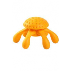 Hračka pes OCTOPUS MINI pláv. z TPR oranžová Kiwi