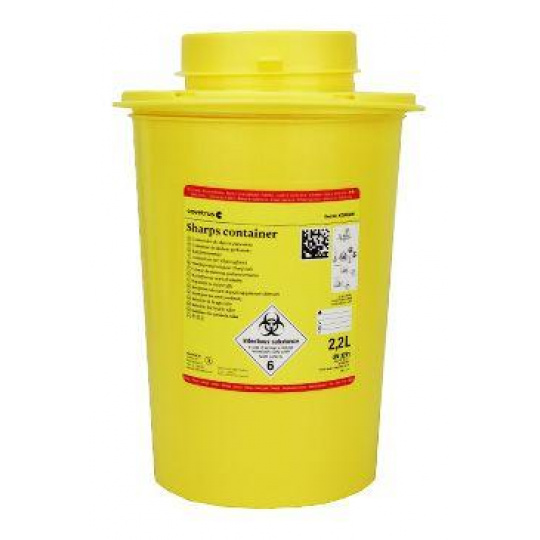 Kontajner pre medicínsky odpad 2,2l CVET