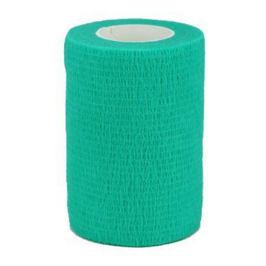 Elastická bandáž. CVET 7,5cmx4,5m zelené 1ks