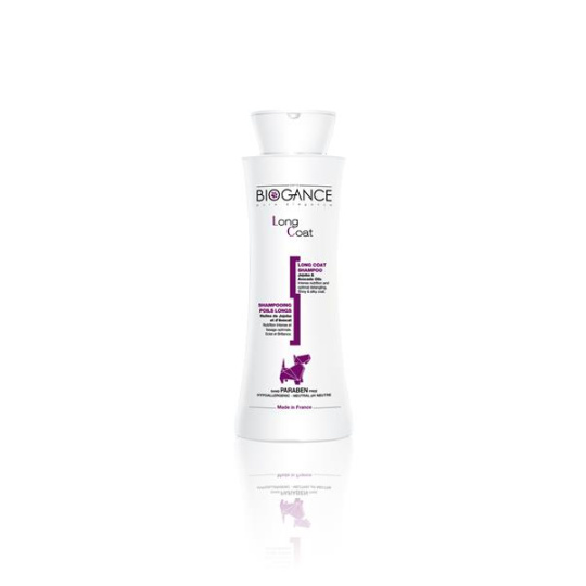 Šampón BIOGANCE Long Coat 250 ml (dlhosrsté plemená)