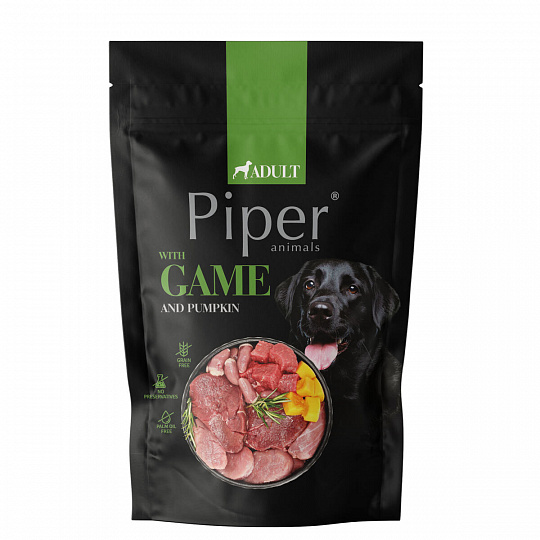 NEW PIPER so zverinou a tekvicou, kapsička pre psy 500 g