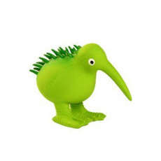 Hračka pes WHISTLE latex, pískacia, zelená 13,5cm Kiwi