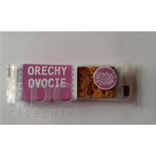 DZS Tyčinka Orechy + ovocie 40g DZS Tyčinka Orechy + ovocie 40g