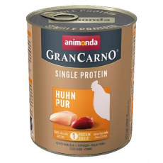 GRANCARNO Single Protein 800 g čisté kuracie, konzerva pre psy