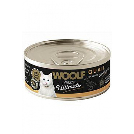 WOOLF WildCat Ultimate konz. Adult Paté Prepelica 85g