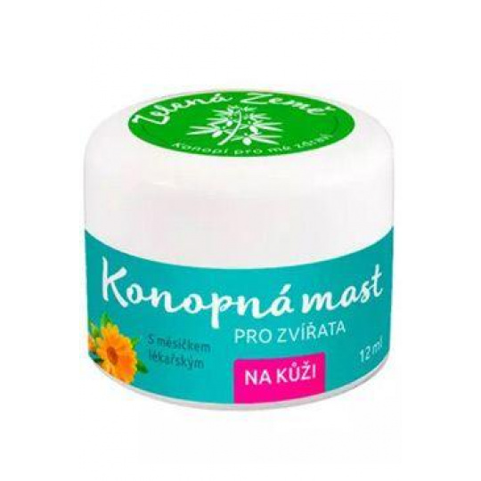 Konopná masť na kožu pre zvieratá 12ml