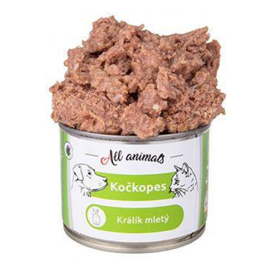 All Animals mačkopes konz. Králik mletý 200g