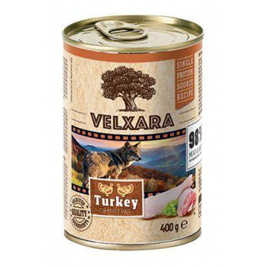 Velxara Paté Dog Adult Turkey 400g Velxara Paté Dog Adult Turkey 400g