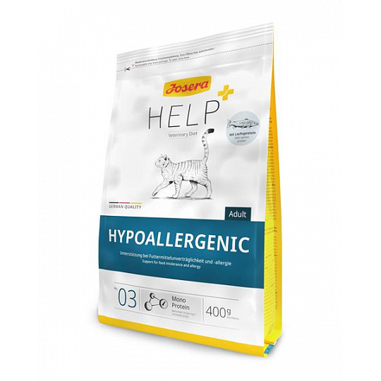 Josera VET Cat Help Hypoallergenic GF 0,4 kg Josera VET Cat Help Hypoallergenic GF 0,4 kg