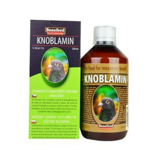 Knoblamin H pre holuby cesnakový olej 500ml