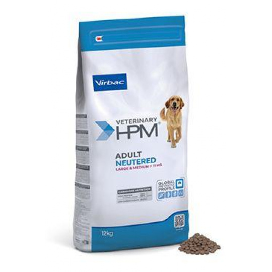 VET HPM Adult Dog Neutered Large&Medium 12kg NEW
