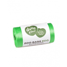 Vrecká DUVO+ na zber psích výkalov, 8x20 biologicky rozložiteľných vreciek, zelená farba Vrecká DUVO+ na zber psích výkalov, 8x20 biologicky rozložiteľných vreciek, zelená farba
