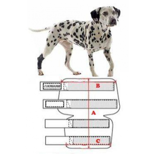 Bandáž Rehab na členok pre psa KRUUSE XXXS Bandáž Rehab na členok pre psa KRUUSE XXXS