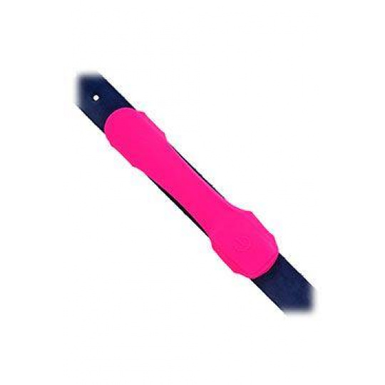 Návlek na obojok Dog Fantasy LED svietiaci ružový 15cm