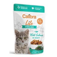 Calibra Cat Life kapsa Sterilised Salmon in gravy 85g