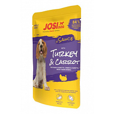 JosiDog Pamlsek Dog Turkey&Carrot in Sauce 100 g
