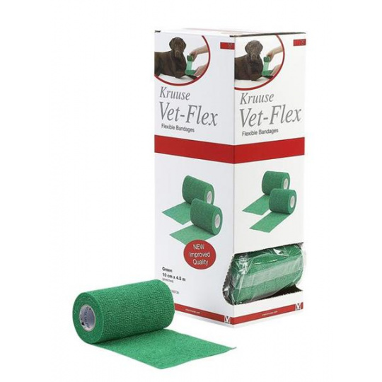 Bandáž KRUUSE Vet-Flex 7,5 cm x 4,5, 10 ks Bandáž KRUUSE Vet-Flex 7,5 cm x 4,5, 10 ks