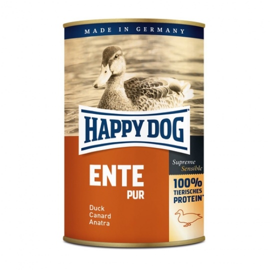 Happy Dog Konzerva Ente Pur Kačica 400 g Happy Dog Konzerva Ente Pur Kačica 400 g