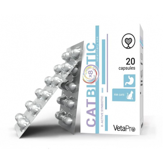 VetaPro Cat Biotic 20 cps. VetaPro Cat Biotic 20 cps.