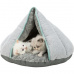 JUNIOR plyšová jaskyňa - stan 45 x 30 x 40 cm sivá