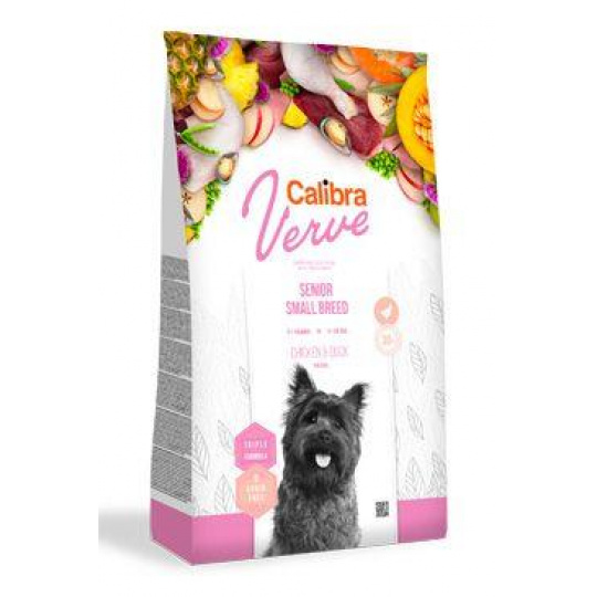 Calibra Dog Verve GF Senior Small Chicken&Duck 1,2kg Calibra Dog Verve GF Senior Small Chicken&Duck 1,2kg