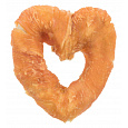 DentaFun Heart, byvolie srdce s kuracím mäsom [200 ks], 6 cm/20 g