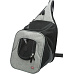 Nylonový batoh SAVINA klokanka 30x26x33cm čierno-sivý (max. 10kg)