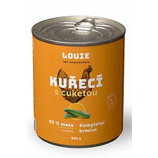 Louie Dog konz. Kuracie s cuketou 800g Louie Dog konz. Kuracie s cuketou 800g