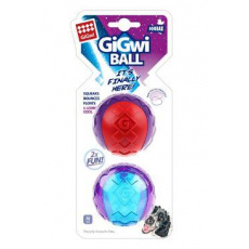 Hračka pes GiGwi Ball míček M, 2ks/ karta, pískající Hračka pes GiGwi Ball míček M, 2ks/ karta, pískající