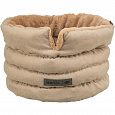 HOME Edition pelech LIANO Soft, okrúhly s vysokým okrajom, ø 45 cm, piesková/hnedá