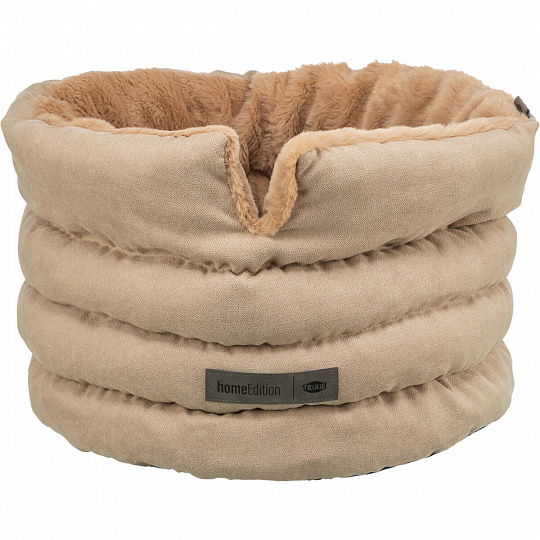 HOME Edition pelech LIANO Soft, okrúhly s vysokým okrajom, ø 45 cm, piesková/hnedá HOME Edition pelech LIANO Soft, okrúhly s vysokým okrajom, ø 45 cm, piesková/hnedá