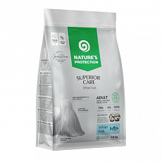 Natures P Superior care white dog GF adult white fish small&mini 1,5 kg Natures P Superior care white dog GF adult white fish small&mini 1,5 kg