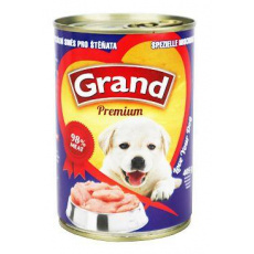 GRAND Dog konz. Premium Puppy špeciálna zmes 405g GRAND Dog konz. Premium Puppy špeciálna zmes 405g
