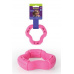 Hračka pes Aroma Triangle pamlskovník, ružový 12cm