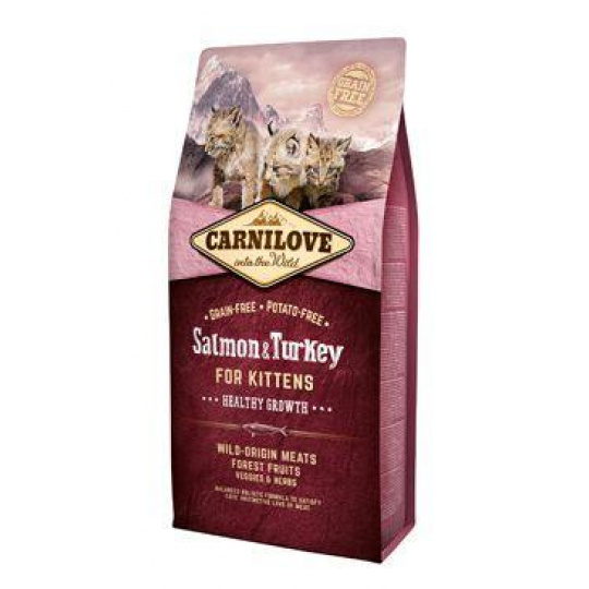 Carnilove Cat Salmon & Turkey for Kittens HG 6kg