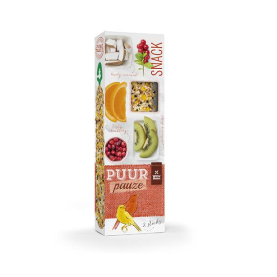 PUUR pauze Sticks canary cranberrry & kiwi - lahodné tyčinky s ovocím 60 g