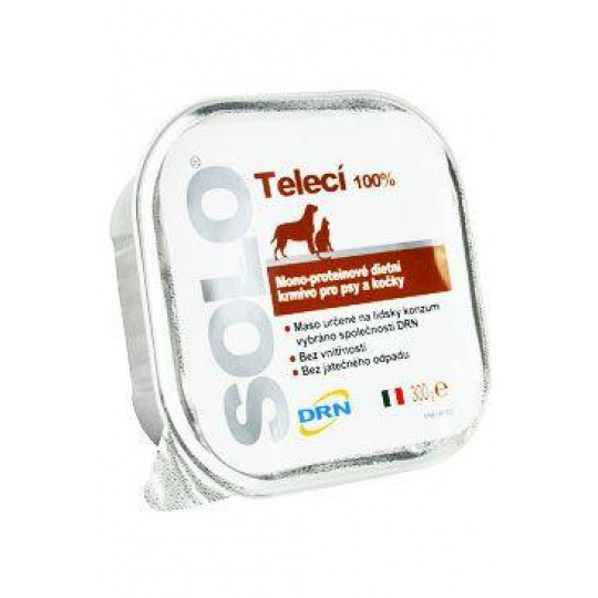 SOLO Vitello 100% (teľacie) vanička 300g