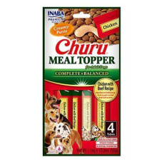 Churu Dog Meal Topper Chicken with Beef Recipe 4x14g