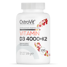 Vitamín D3 4000 + K2 - OstroVit Vitamín D3 4000 + K2 - OstroVit