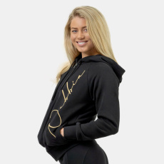 Dámska mikina Intense Signature Black/Gold - NEBBIA Dámska mikina Intense Signature Black/Gold - NEBBIA